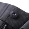 black-casual-trousers-detail-waist-button-zipper.jpg Detail view of black casual trousers (waist button and zipper detailing)